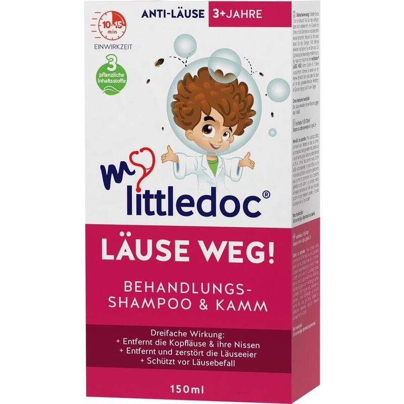 MYLITTLEDOC Läuse weg Shampoo und Kamm