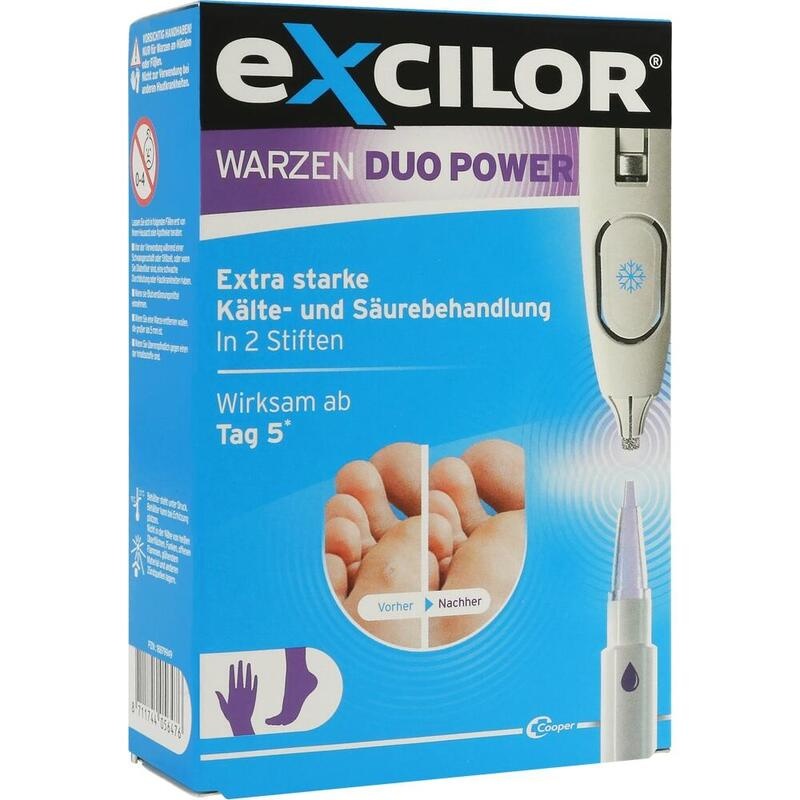 EXCILOR Warzen Duo Power 10 ml+1,5 g Kombipackung